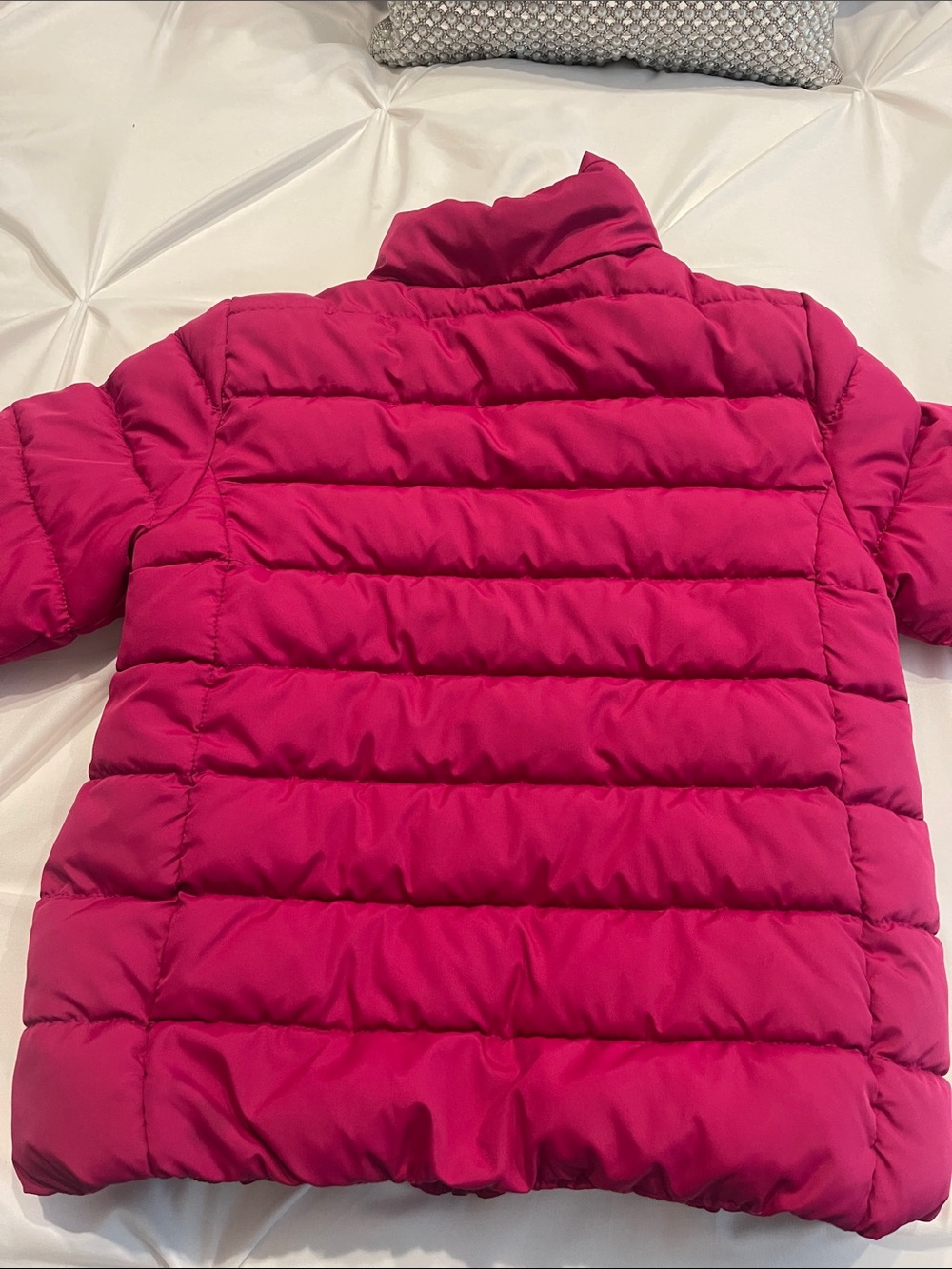 Place Kids Puffer Jacket in Raspberry - Picture 4 of 7